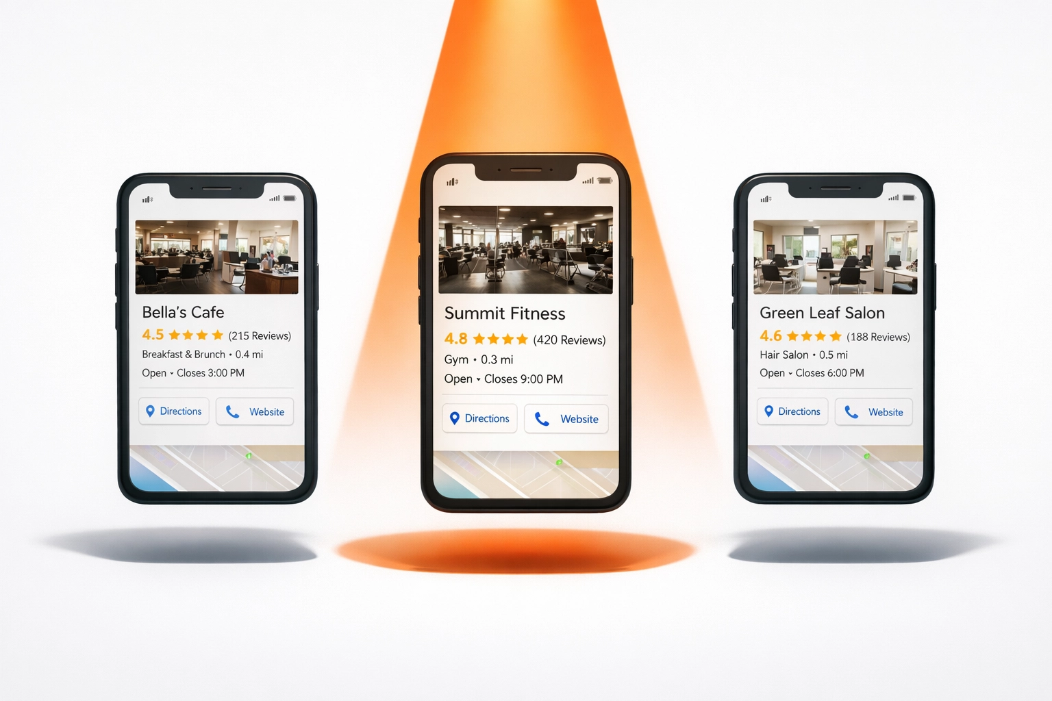 Google Maps Top 3 Plätze - Das Map Pack mit lokalen Unternehmenseinträgen